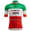 Fietskleding (Fietsshirt + Korte Koersbroek) 2023 Trek-Segafredo Green Italiaans Kampioenschap - Rood Wit